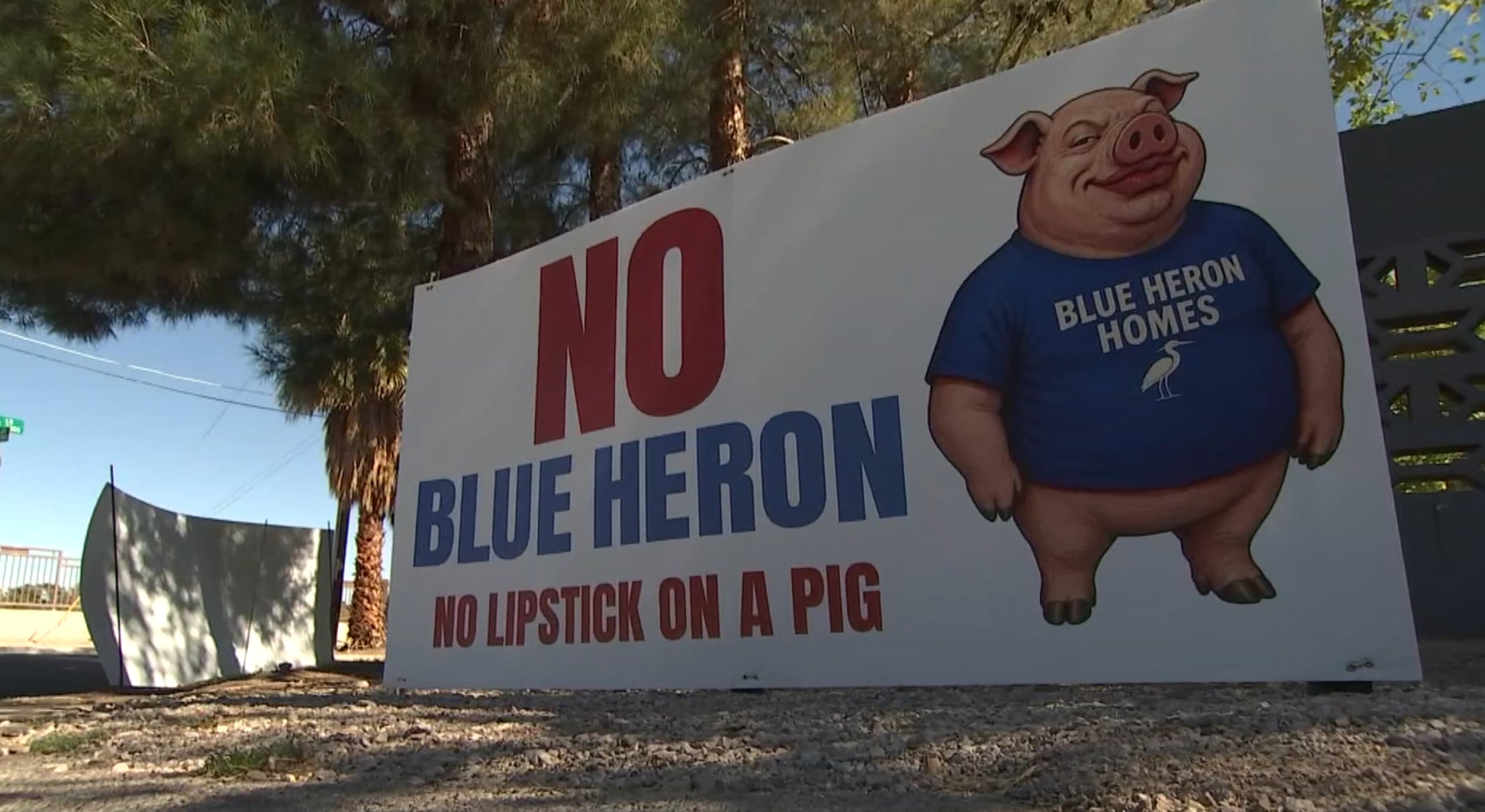 Las Vegas Neighbors Protest Proposed Housing Project Near Alta and Campbell