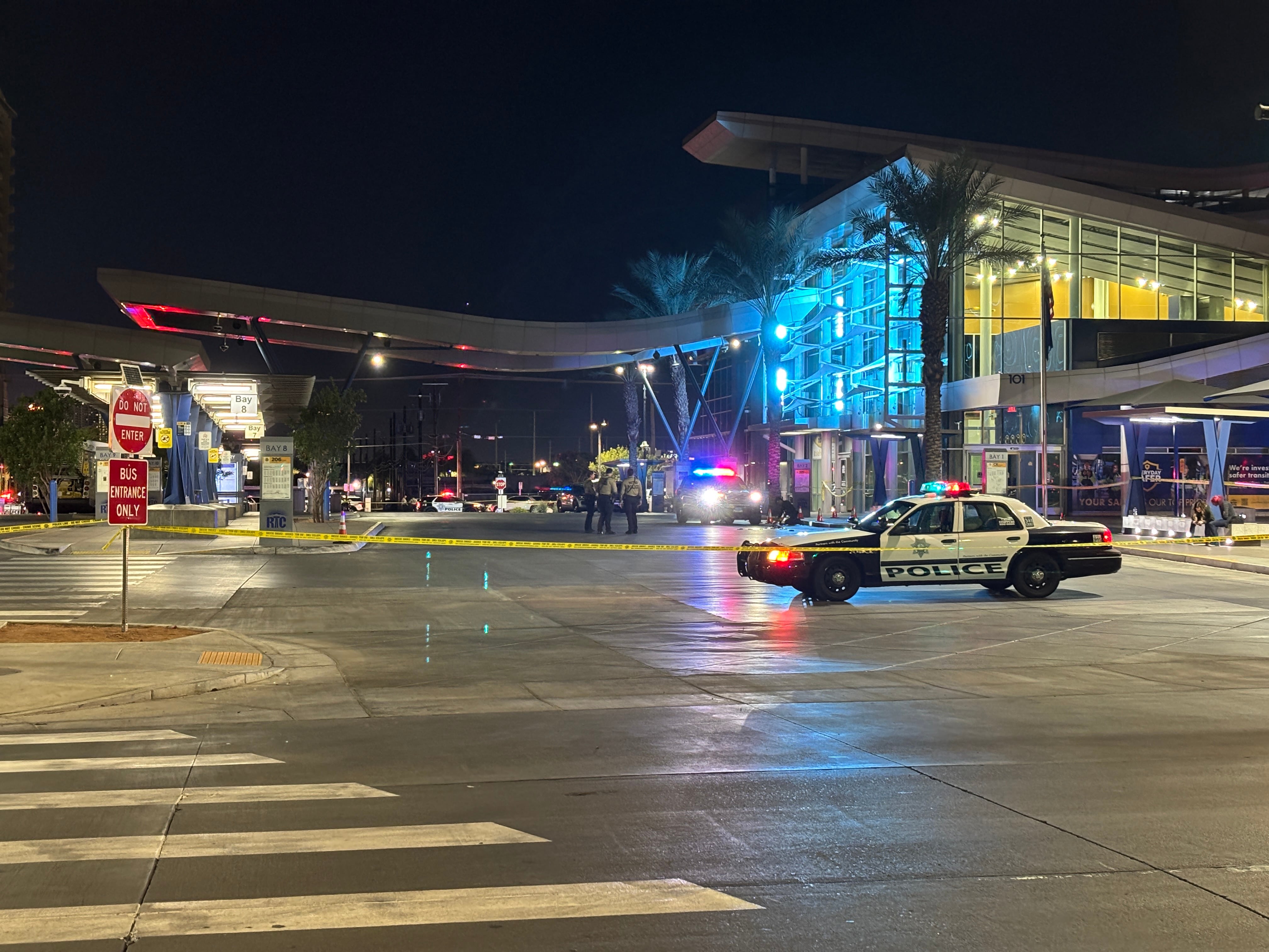 Shooting Injures Three at Downtown Las Vegas Transit Center