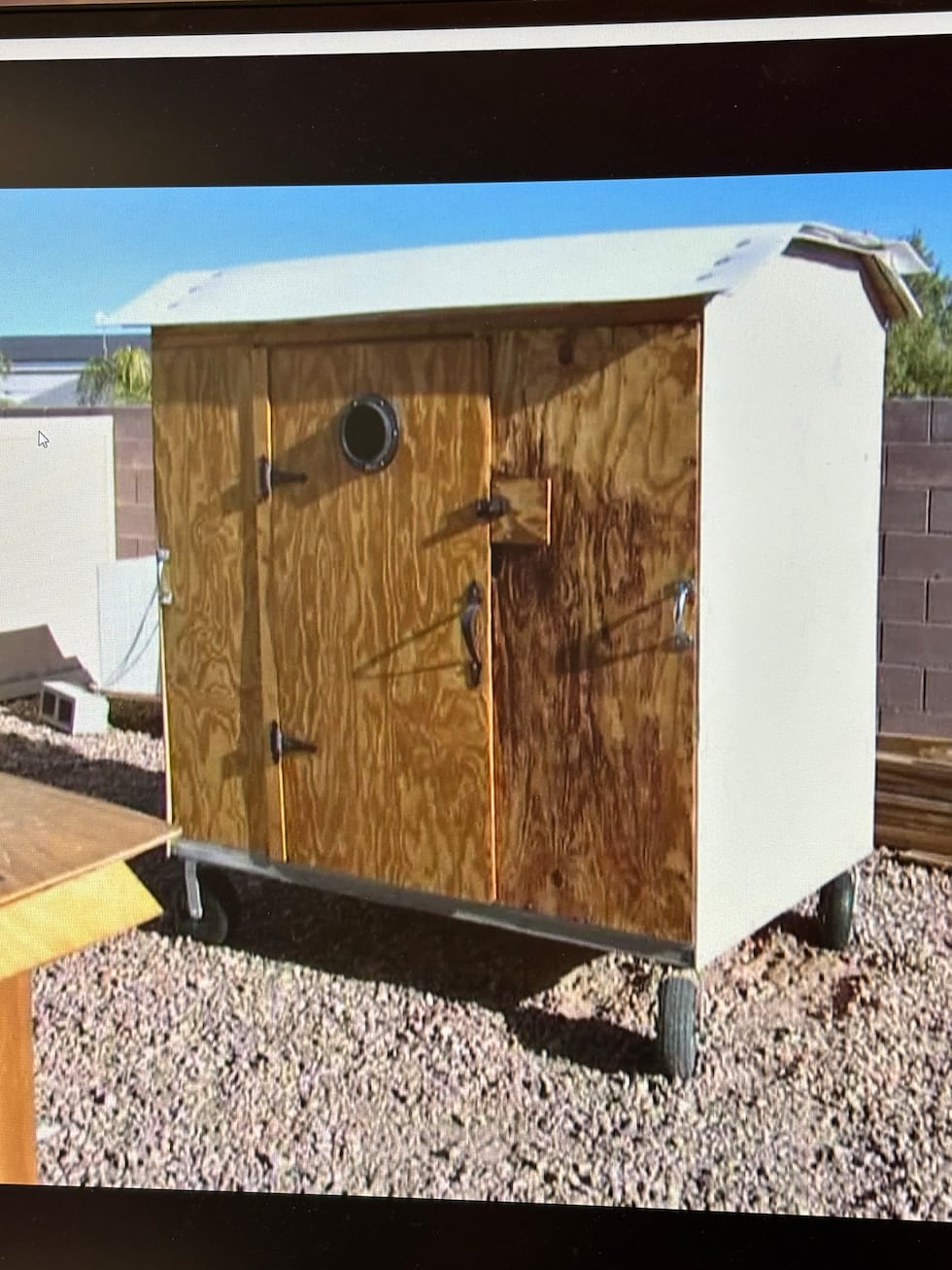 Volunteers building tiny campers for the homeless in Las Vegas