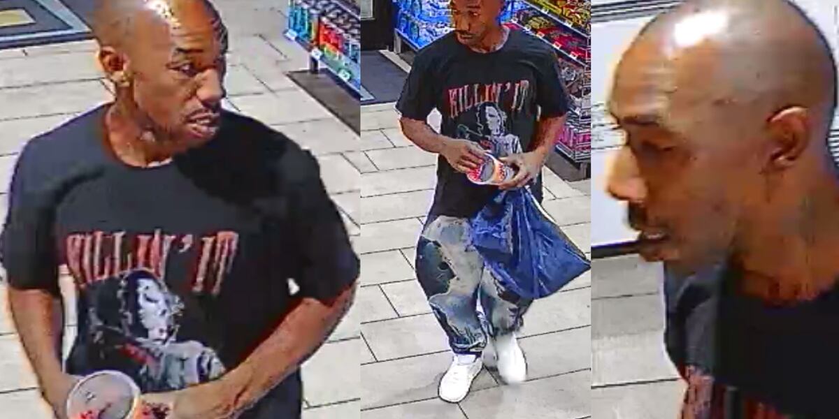 Las Vegas police search for attempted robbery suspect Las Vegas police search for attempted robbery suspect