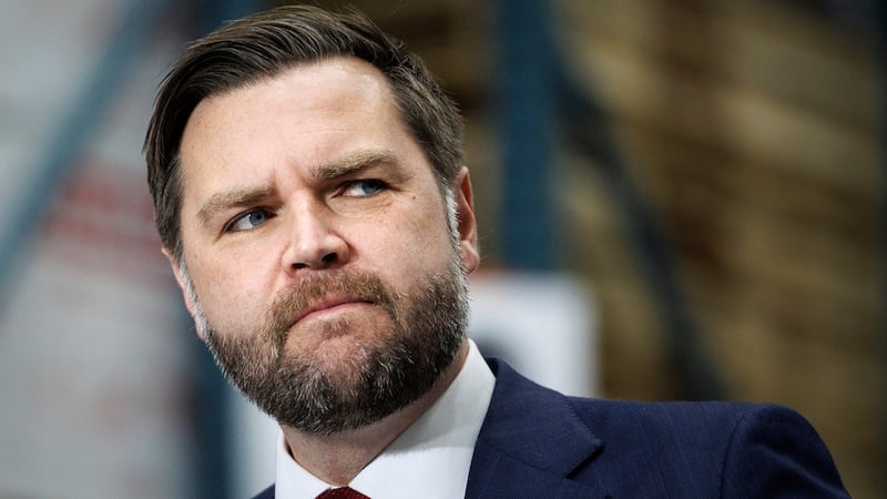 Vice President JD Vance delivers remarks at Uline Inc. in Allentown, Pa., Tuesday, Dec. 16,...