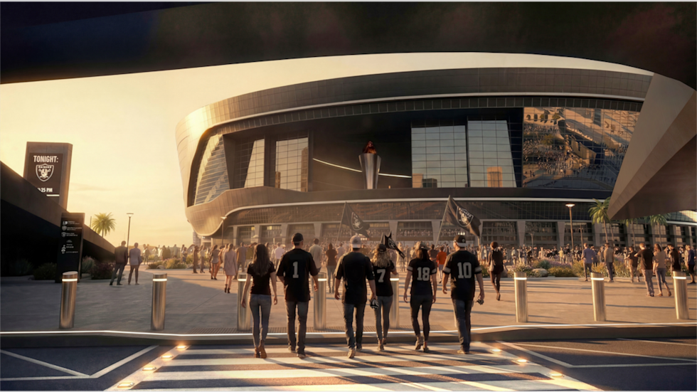 The Las Vegas Stadium Authority approved $75 million from an existing fund to help the Raiders...