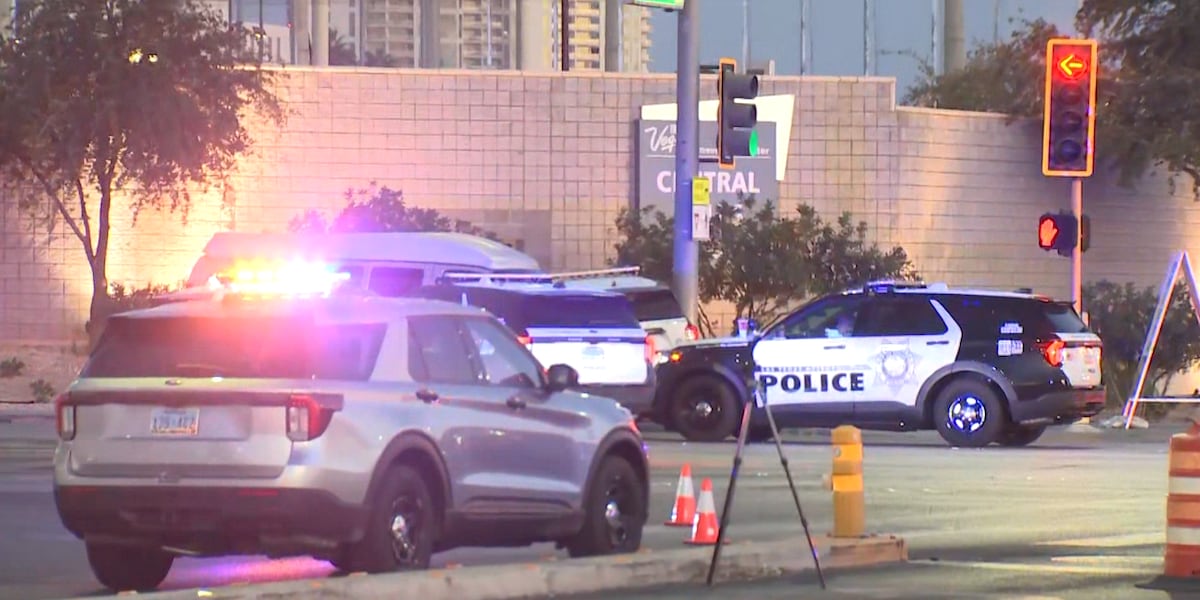 Driver arrested, officer injured after police pursuit east of Las Vegas Strip Driver arrested, officer injured after police pursuit east of Las Vegas Strip