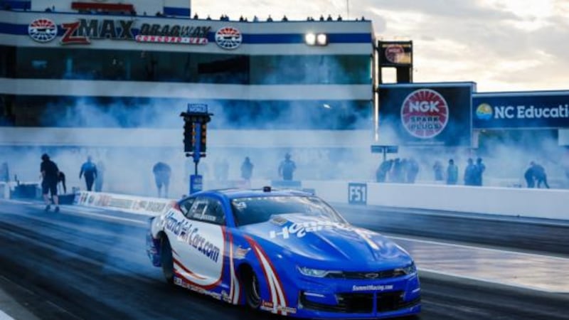 Pro Stock driver Greg Anderson, a three-time winner at zMAX Dragway, will look for his...
