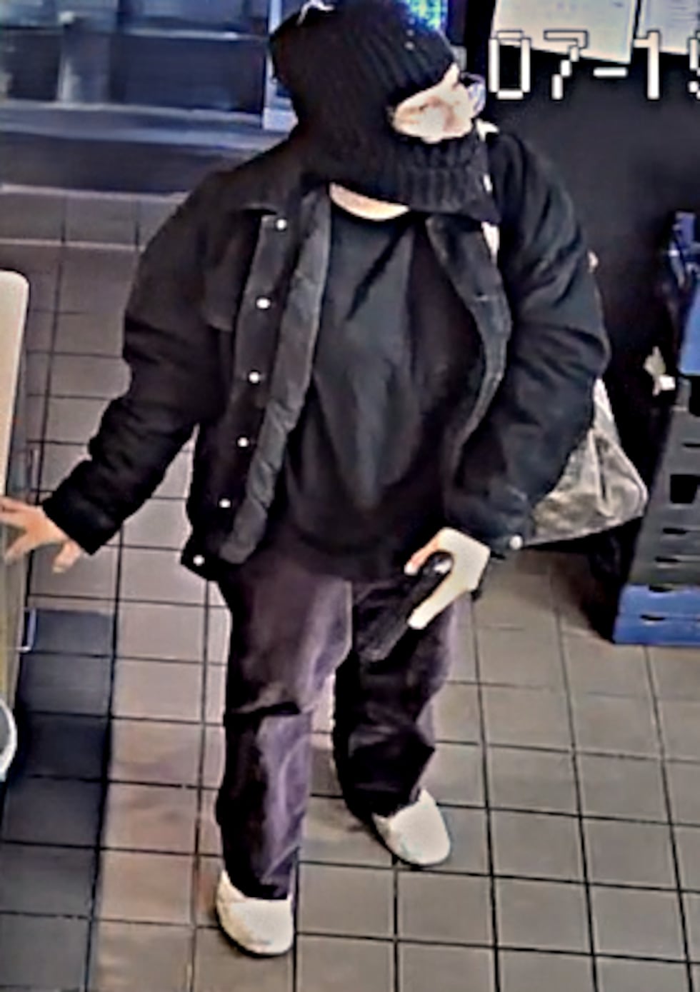 Las Vegas police are searching for a woman accused of robbing at least two businesses with a...
