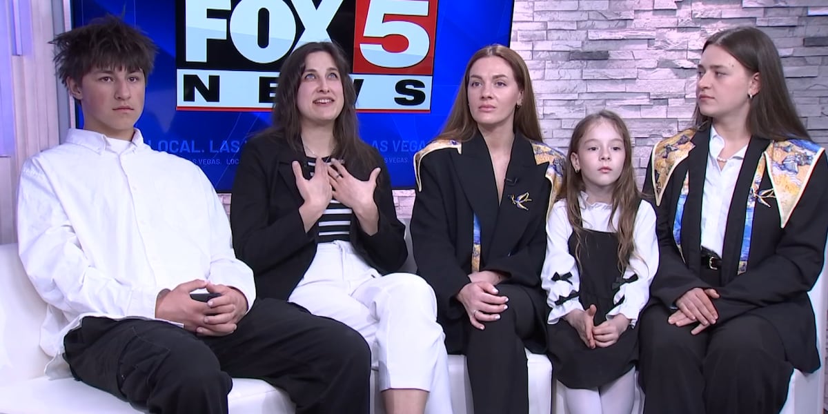 Ukrainian families make Las Vegas new home, reflect on three years since war began Ukrainian families make Las Vegas new home, reflect on three years since war began