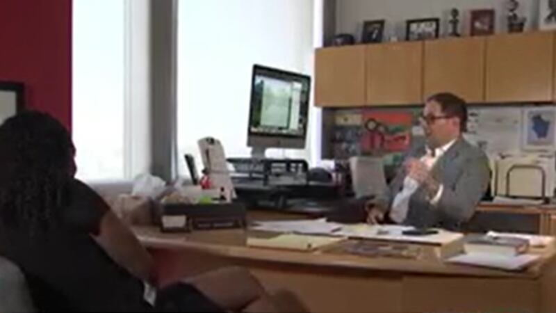 Dr. Damore with FOX5 Las Vegas.