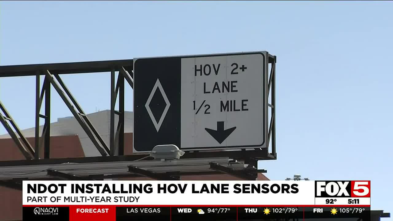 NDOT to install HOV lane sensors