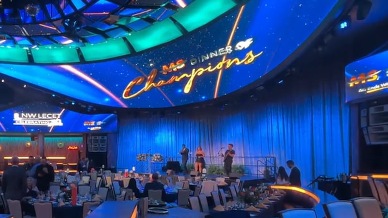 The National MS Society raised funds for a multiple sclerosis cure at its 10th annual dinner...