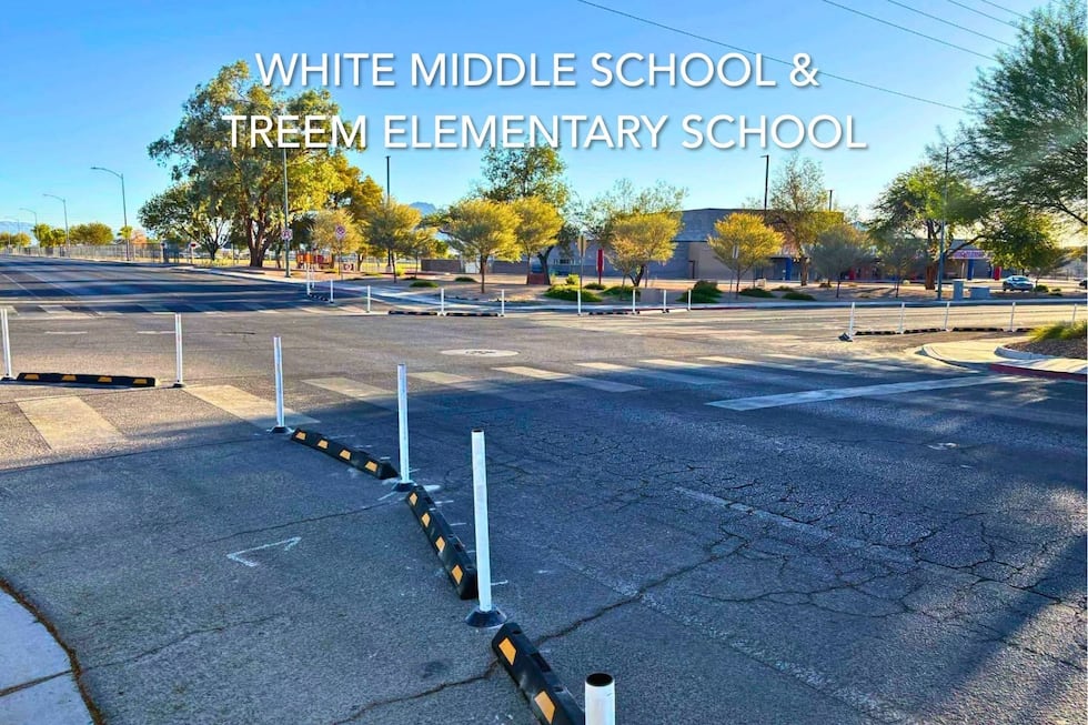 City of Henderson safety improvements near White Middle School and Treem Elementary School for...
