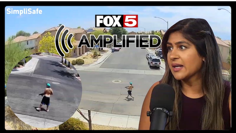 AMPLIFIED: Surveillance video shows man with AR-15 firing in North Las Vegas neighborhood