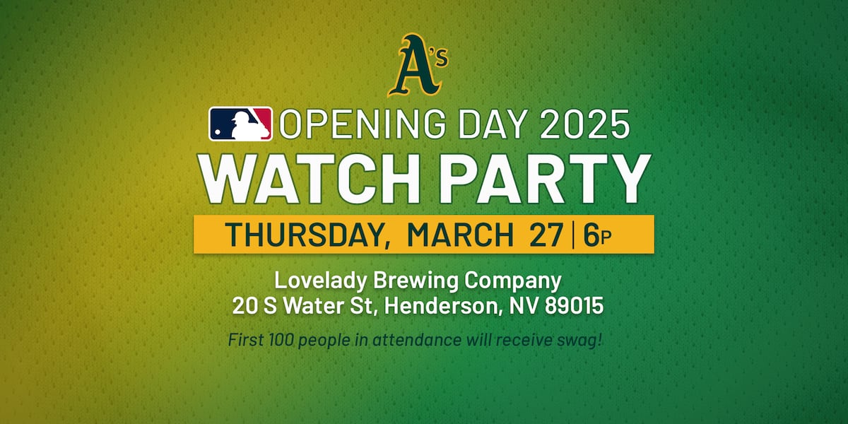 Where to watch Athletics’ Opening Day in Las Vegas Valley Where to watch Athletics’ Opening Day in Las Vegas Valley