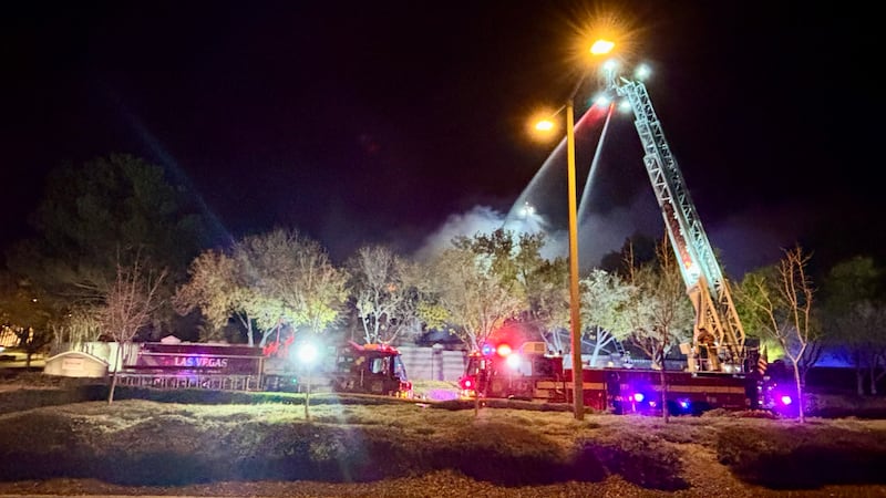 Fire at Summerlin home Friday, December 20, 2024