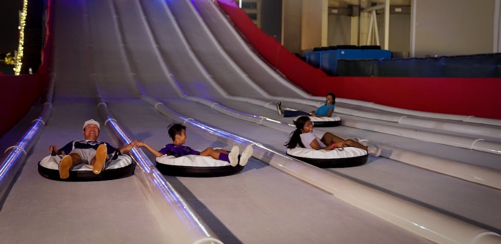 A new snow slide will offer guests the chance to enjoy a real ice slide winter experience.