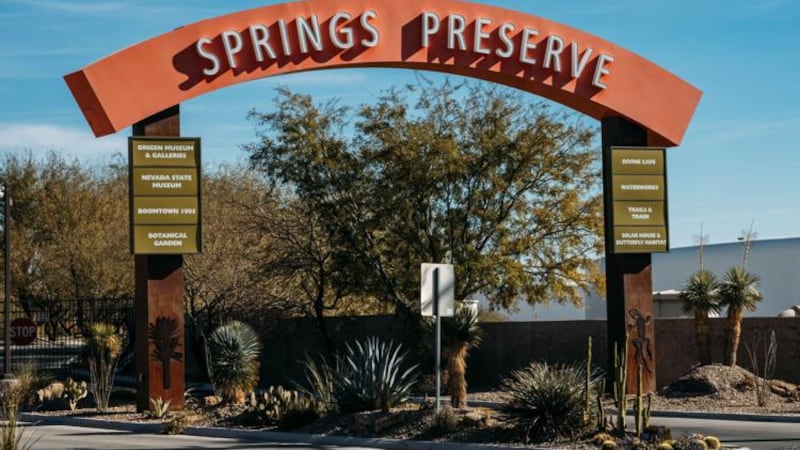 The Springs Preserve in Las Vegas as seen on Feb. 1, 2021.