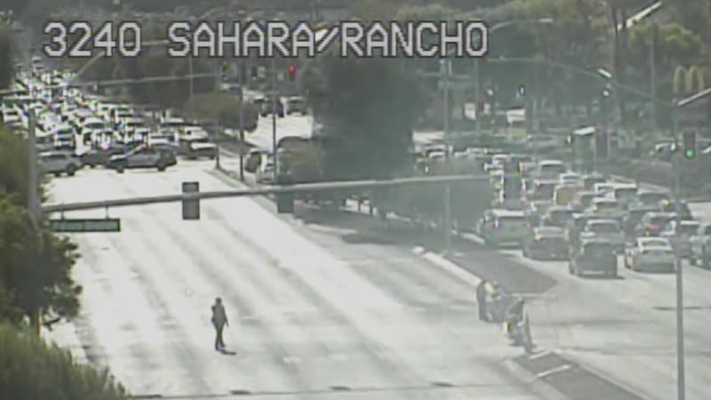 Pedestrian struck near S. Rancho Drive and W. Sahara Avenue
