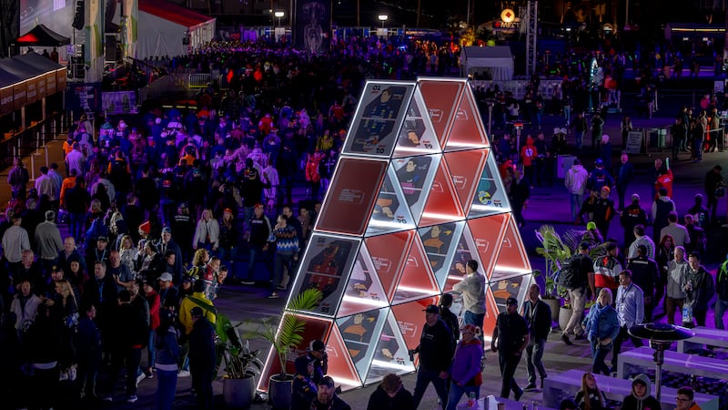 Las Vegas Grand Prix East Harmon fan zone