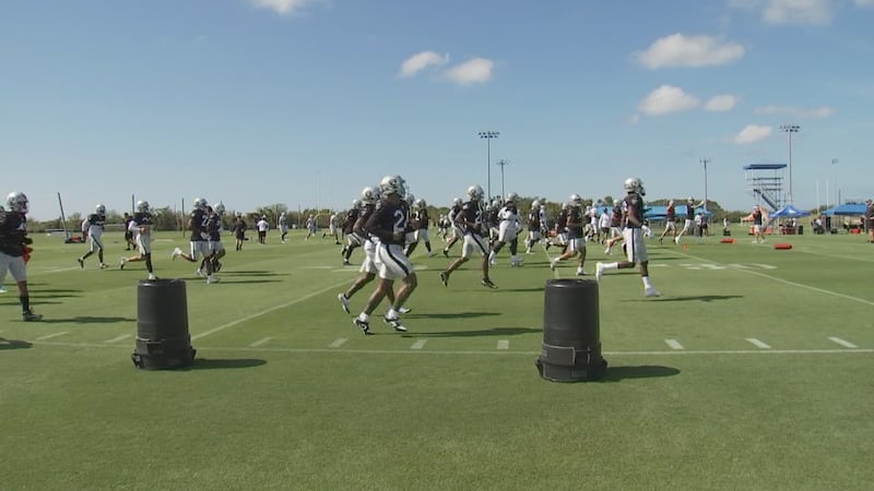 Raiders use week in Florida to acclimate to heat and humidity