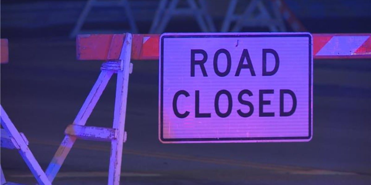 Flooding causes road closure on US-93 north of the Las Vegas Valley