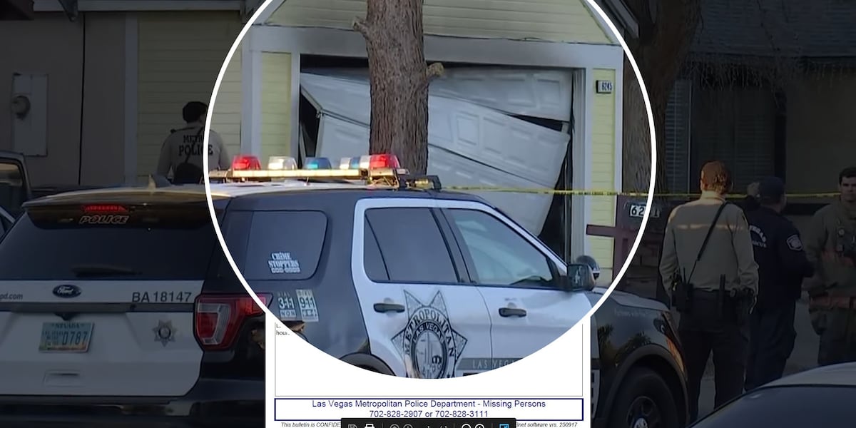 Police: Man shot, fire intentionally set inside west Las Vegas home