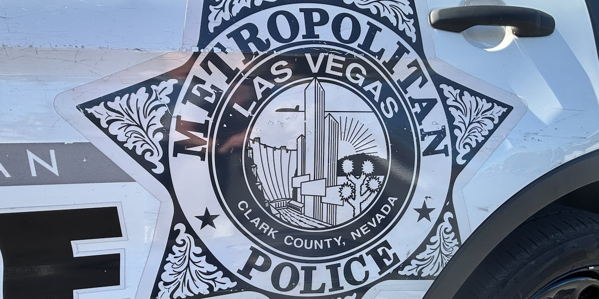 LVMPD: Driver died at hospital after running red, hitting light pole in crash