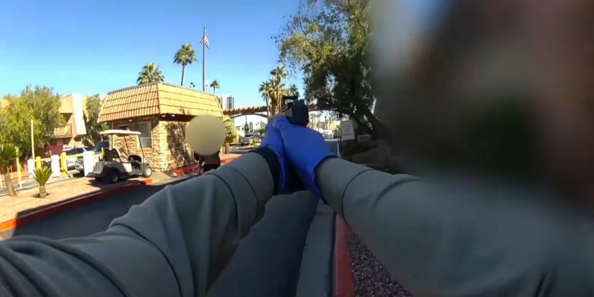 Las Vegas police officer shoots suspect during struggle at apartment complex Las Vegas police officer shoots suspect during struggle at apartment complex