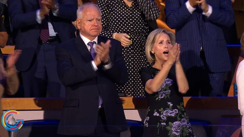 Minnesota Gov. Tim Walz scheduled to speak Wednesday night at the 2024