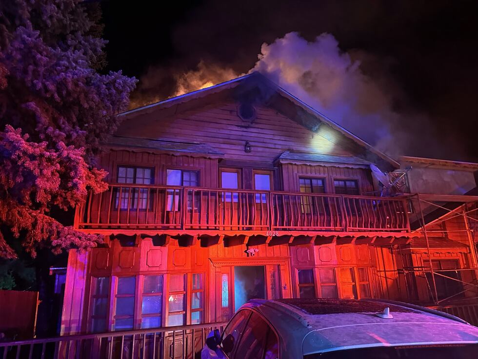 Clark County firefighters responded to a house fire on Mt. Charleston on Sunday, Nov. 24, 2024.