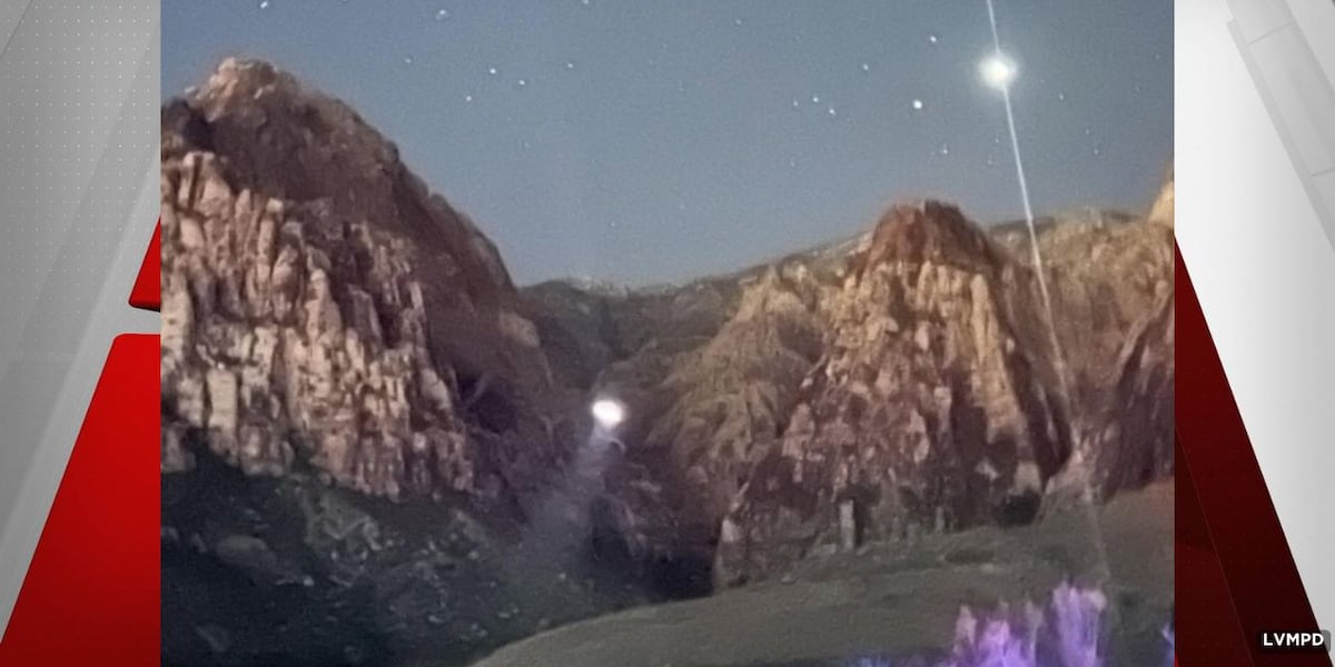 Four climbers rescued after rope gets stuck in Red Rock Canyon Four climbers rescued after rope gets stuck in Red Rock Canyon