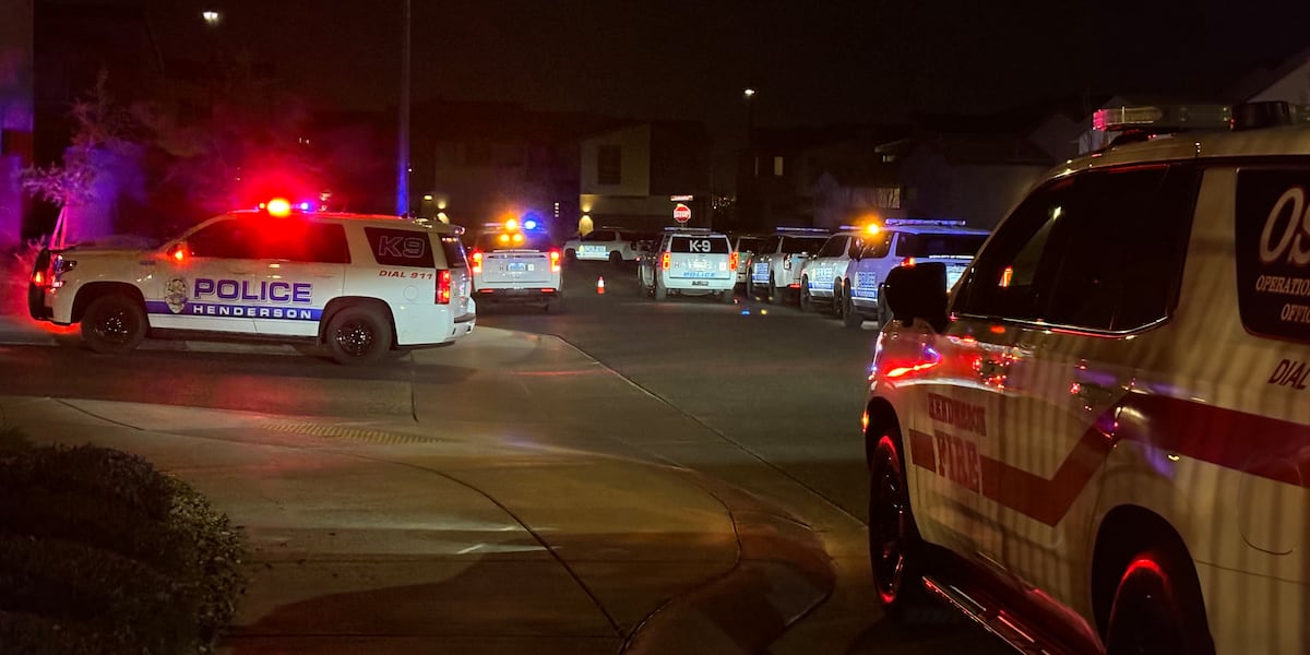 Henderson police investigate family disturbance in Inspirada neighborhood Henderson police investigate family disturbance in Inspirada neighborhood