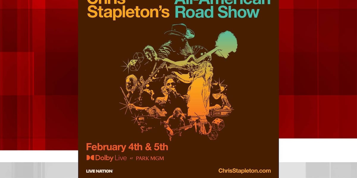 Chris Stapleton extends ‘All-American Road Show’ for two nights in Las Vegas Chris Stapleton extends ‘All-American Road Show’ for two nights in Las Vegas