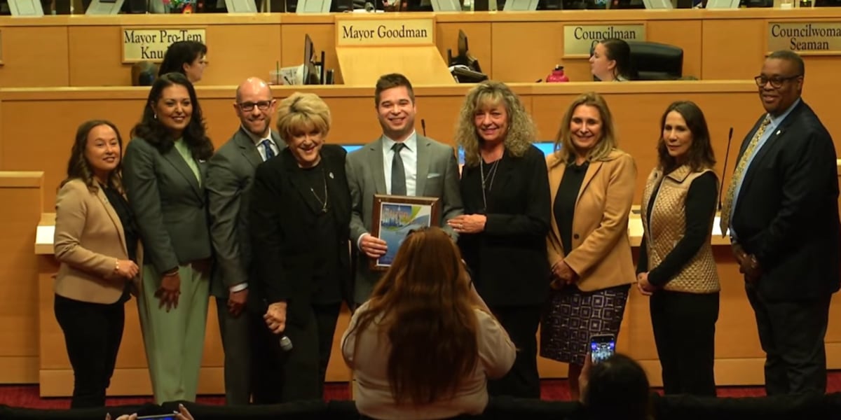 Law clerk for Las Vegas judge attacked in courtroom recognized by city Law clerk for Las Vegas judge attacked in courtroom recognized by city