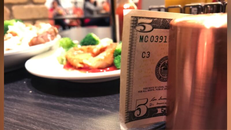 Waitress Brittany Baker said some of her tip money was being taken by one of the restaurant’s...