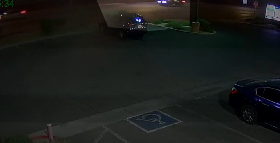 Las Vegas Metro Police released new video of a suspect vehicle in a deadly west valley...