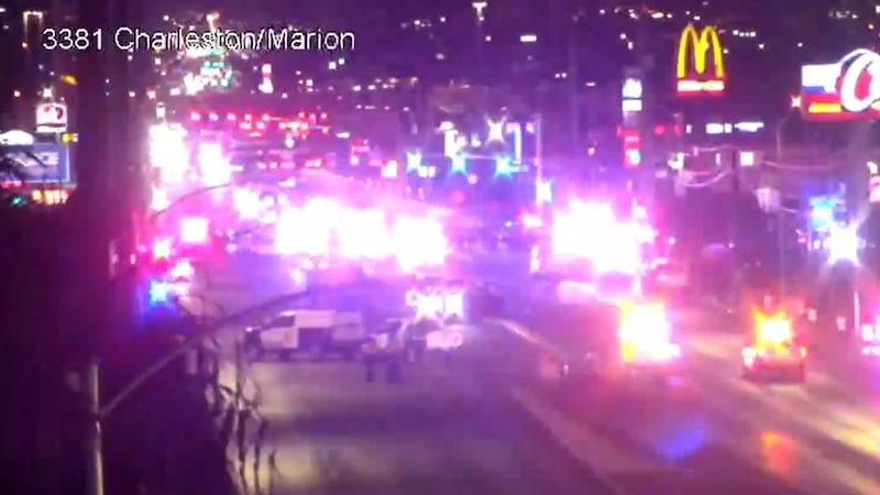 Charleston and Lamb large police presence