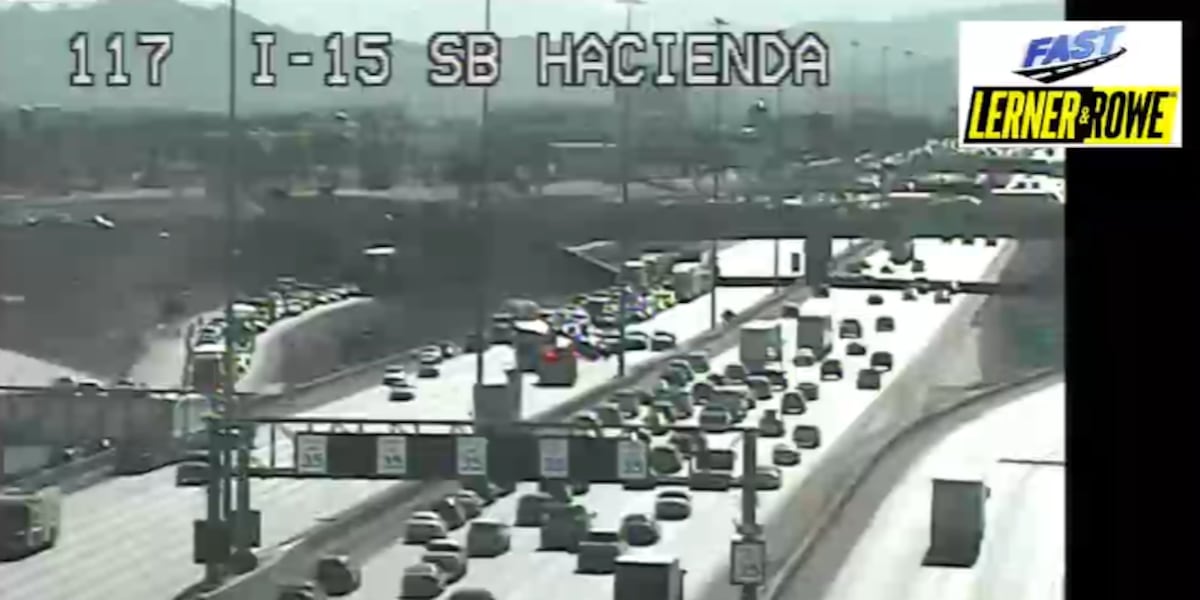 Man dies after two trucks crash at I-15, Russell Man dies after two trucks crash at I-15, Russell