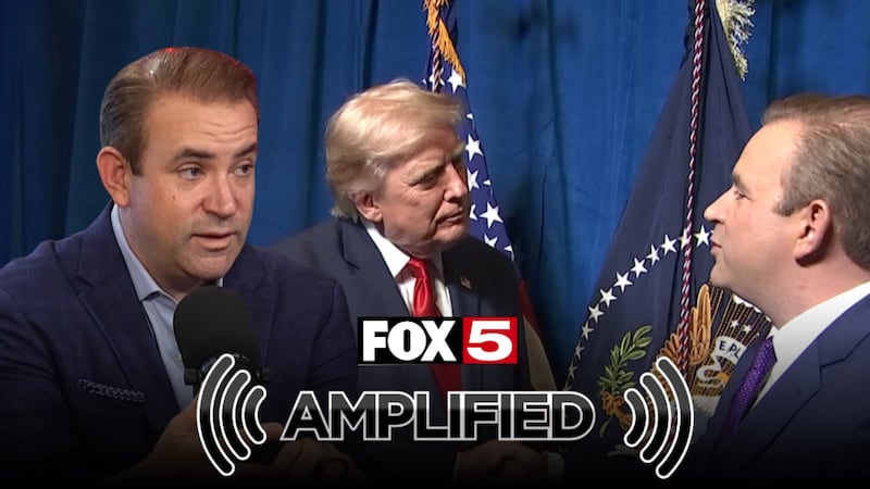 FOX5's Tom Durian speaks one-on-one with President Donald Trump.