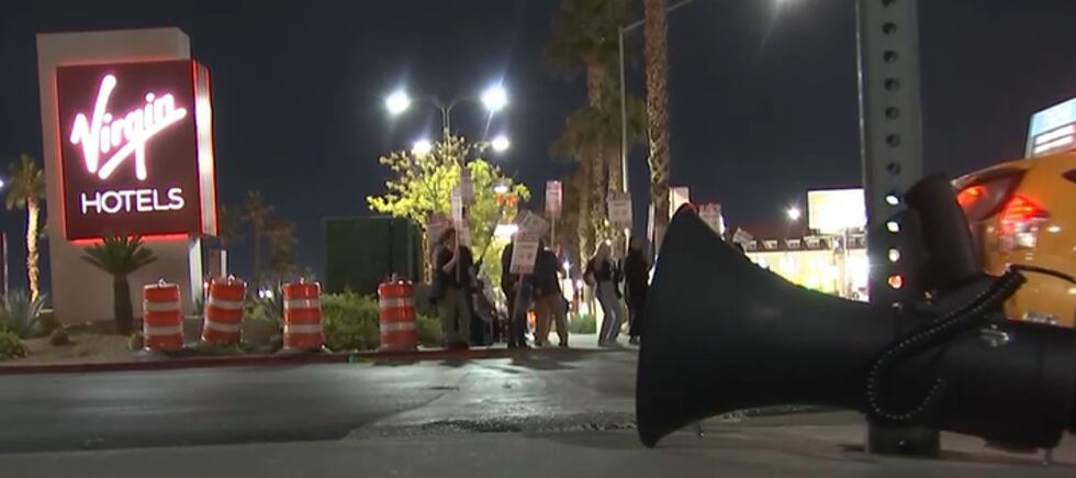 On Black Friday, two weeks into the strike, a Nevada Congresswoman walked the picket line with...