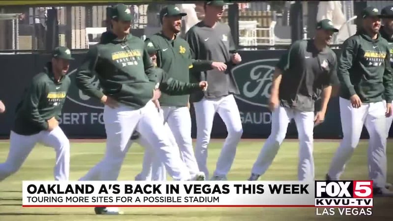 The Oakland A's continue to show a lot of interest in Las Vegas.