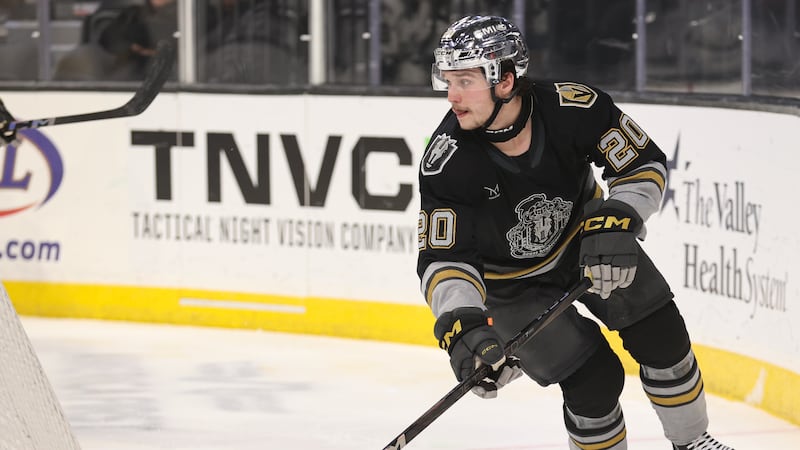 Henderson Silver Knights defenseman Calen Addison has been selected as the Howies Hockey...