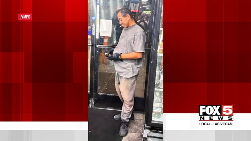 Las Vegas police are asking for help identifying a man who pulled a weapon on store employees...