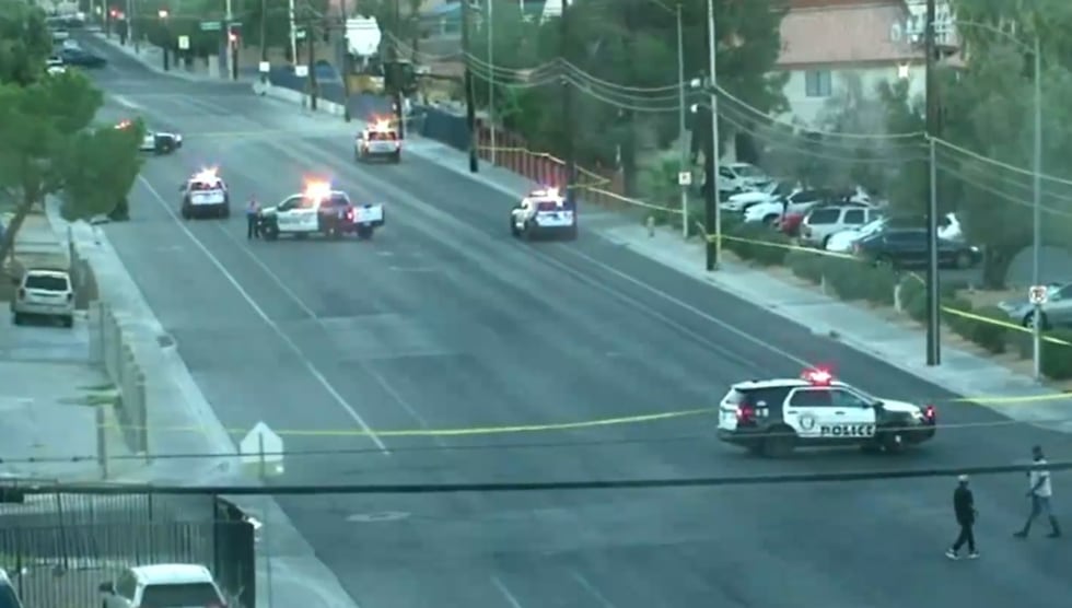 According to LVMPD, officers responded to Charleston Boulevard and Eastern where someone...