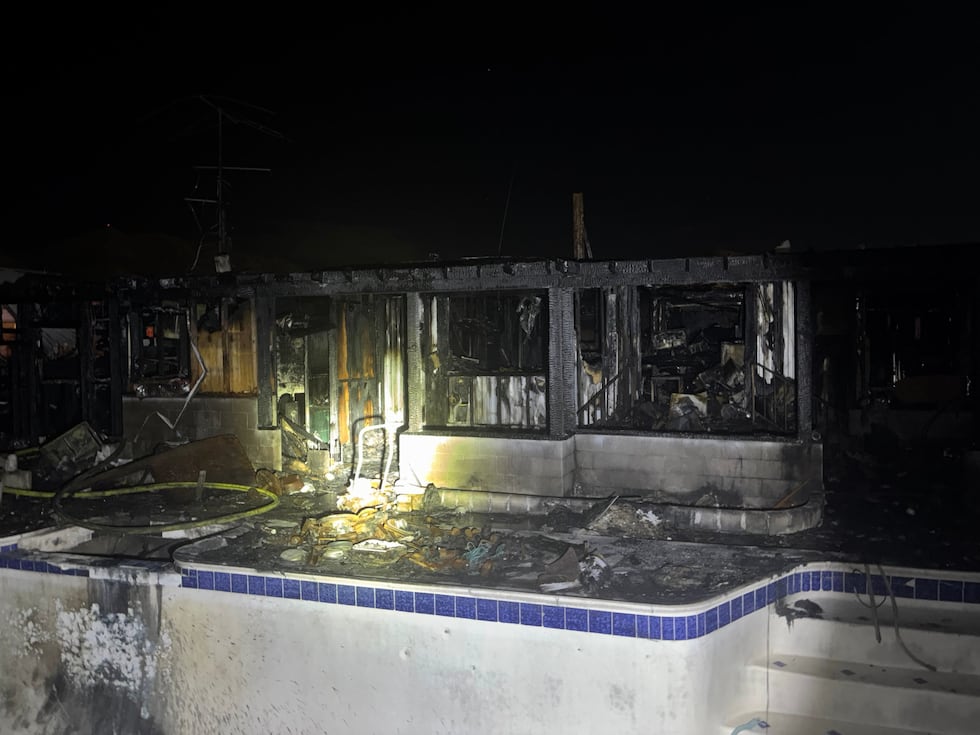 The Clark County Fire Department said up to $50K in valuables were damaged in a mobile home...