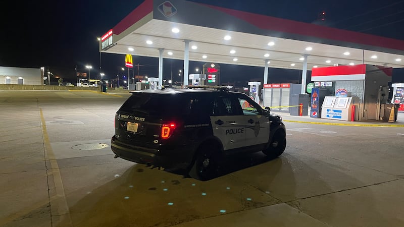 Police early Tuesday were holding a scene near the Dillons gas station at S.E. 29th and...