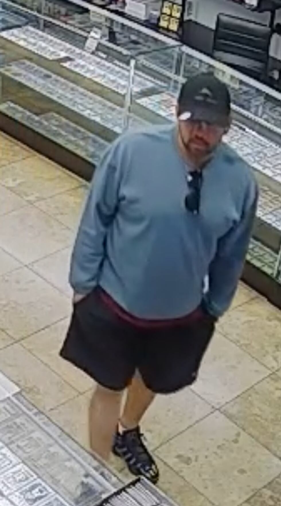 Las Vegas Metro Police are searching for a man accused of taking items worth over $5,000 in...