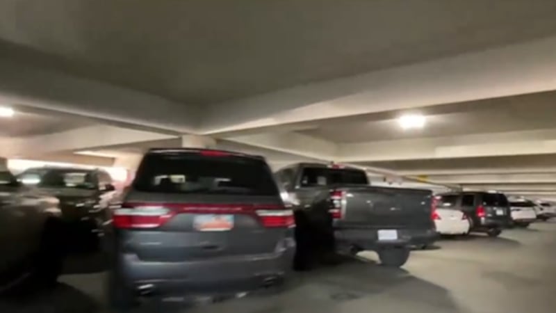 Photo of parking lot at LAS.