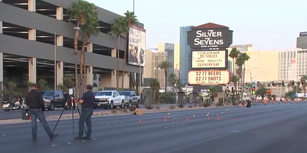 Driver arrested, pedestrian with life-threatening injuries after Las Vegas hit-and-run