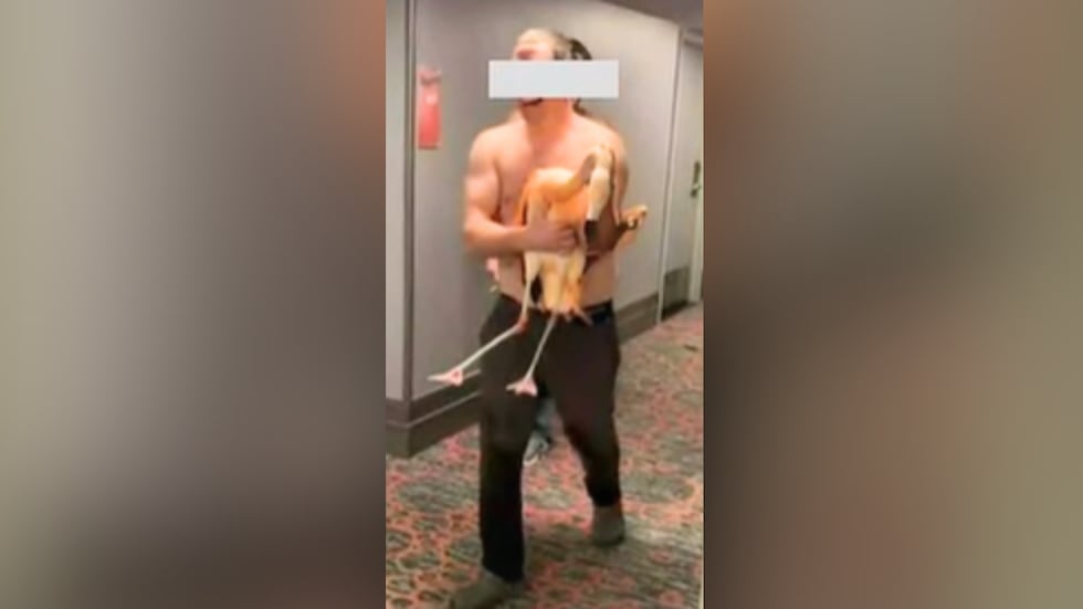 Police identified the suspect as Mitchell Fairbarn, 33, of Ontario, Canada.