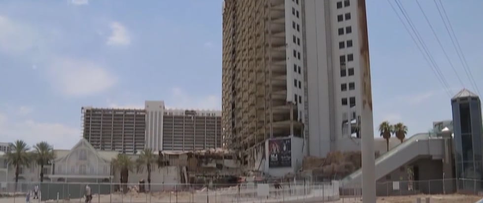 Tropicana Las Vegas being demolished.