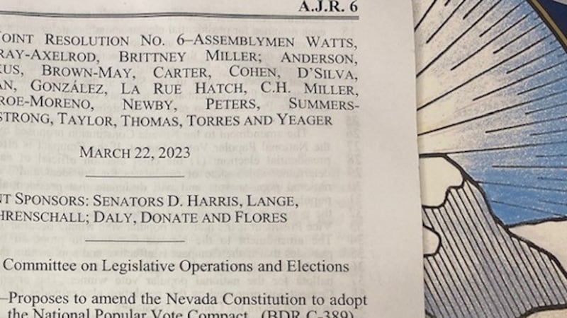 Bill draft for AJR 6